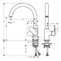 Змішувач для кухні Hansgrohe VERNIS BLEND 71870000 - Фото 1